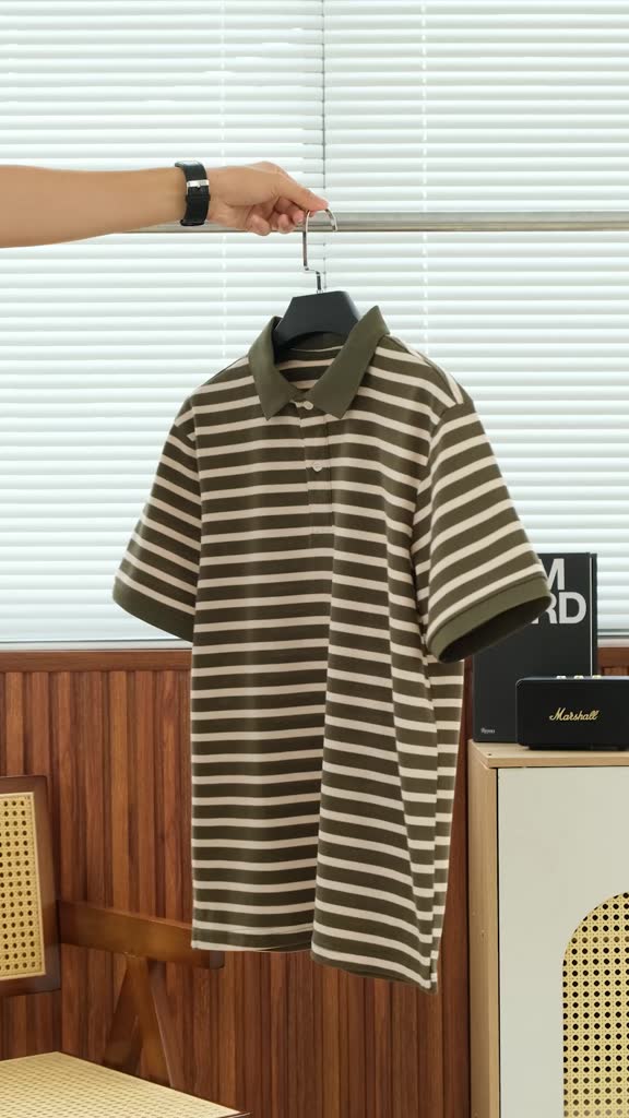 Áo Thun Polo Nam Heritage Stripe Kẻ Sọc, Vải Cotton Cao Cấp, Thoáng Mát,Trẻ Trung, Thanh Lịch, Chuẩn Form - MANNER | BigBuy360 - bigbuy360.vn