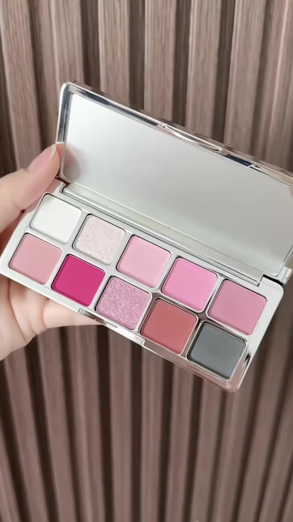 Bảng Mắt 10 Màu Tone Hồng Matte Nhũ Chống Thấm Nước Lâu Trôi Mỹ Phẩm 10g | BigBuy360 - bigbuy360.vn