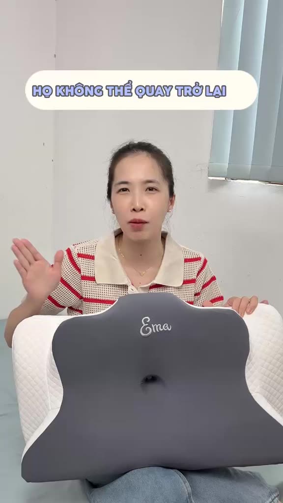Gối Công Thái Học Chống Đau Mỏi Vai Gáy EMA Thế Hệ 2 - Ruột Cao Su Non Vỏ Vải Băng Lạnh Thoáng Khí | BigBuy360 - bigbuy360.vn