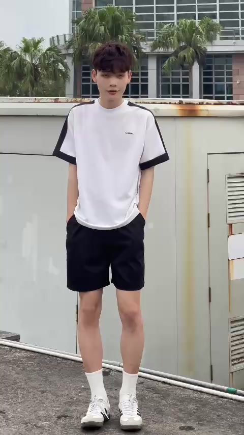 Quần short, quần short chun nam chất vải kaki mềm mịn, phom trên gối trẻ trung năng động | BigBuy360 - bigbuy360.vn
