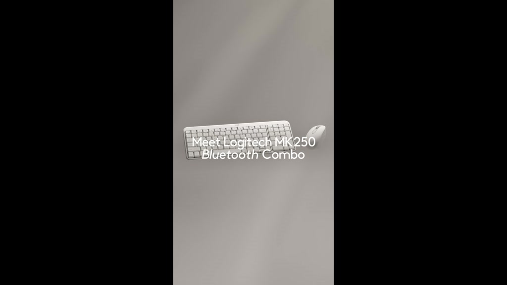 Combo Bàn phím & chuột không dây Bluetooth Logitech MK250 - dễ kết nối, thiết lập, thiết kế nhỏ gọn | BigBuy360 - bigbuy360.vn