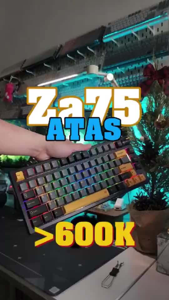 Bàn phím không dây ATAS ZA75 -  3 mode kết nối - LED RGB - Hotswap 5 pin - có APP- Switch Tactile | BigBuy360 - bigbuy360.vn