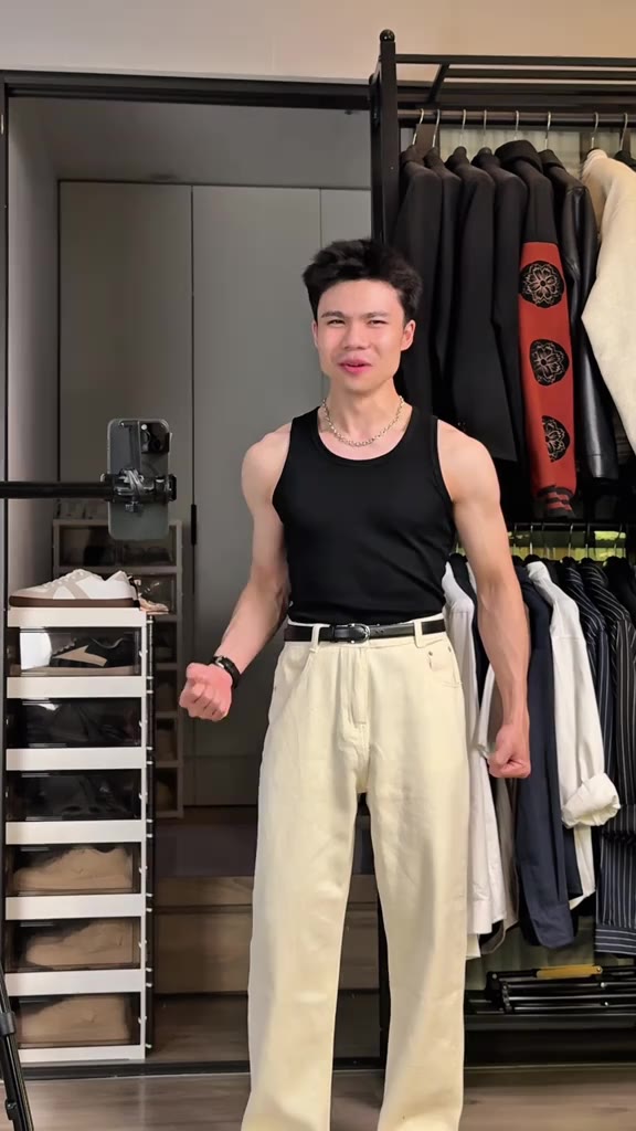(LILOHA x THANHDONGIAN) Jean Ống Suông Màu Trắng – Phong Cách Tối Giản – Vải Dày Tôn Dáng – Mã JW01 | BigBuy360 - bigbuy360.vn
