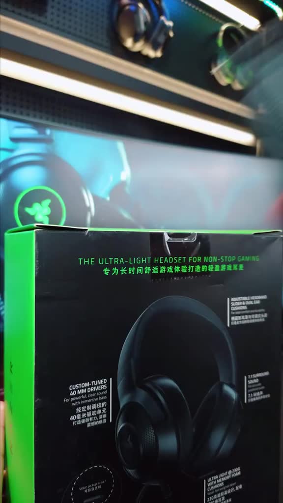 🎧Razer Kraken X Essential- Tai nghe Gaming Razer Jack 3.5mm Âm Vòm 7.1, Mic Chống Ồn, Siêu Nhẹ | BigBuy360 - bigbuy360.vn