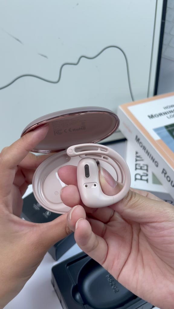 MINISO MS202 Tai Nghe Phiên Dịch AI Phiên dịch thời gian thực AI Giảm tiếng ồn Tai nghe Bluetooth Bluetooth 6.0 Tai nghe không dây Âm thanh nổi HiFi ASMR Có micrô Tai nghe dẫn truyền qua xương | BigBuy360 - bigbuy360.vn