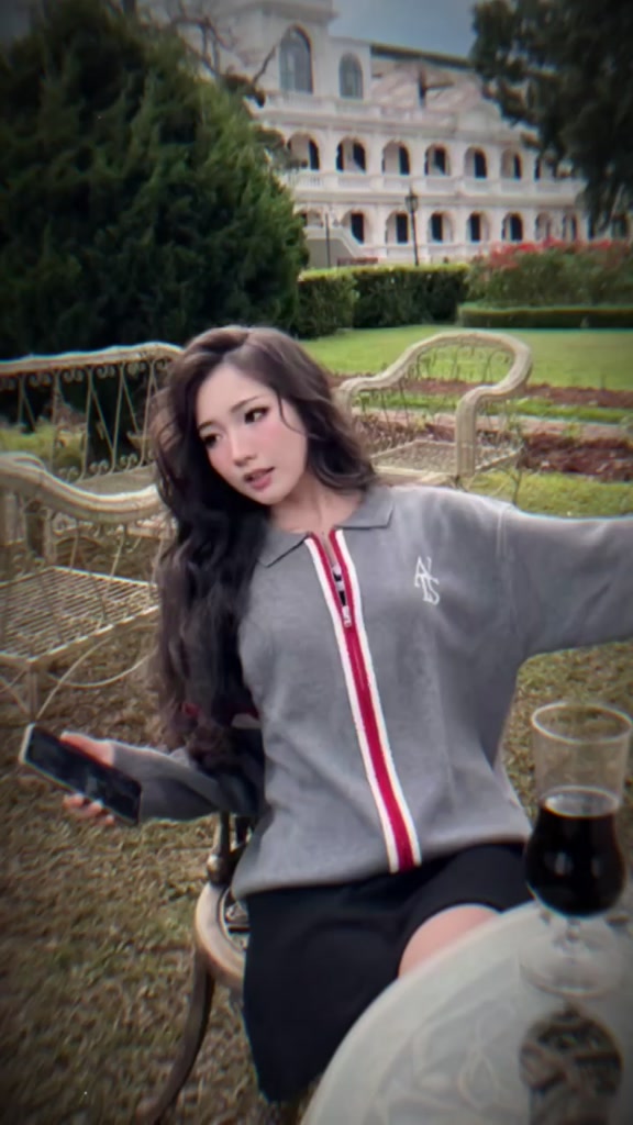 Áo khoác cardigan len xám form rộng viền kẻ T31 | BigBuy360 - bigbuy360.vn