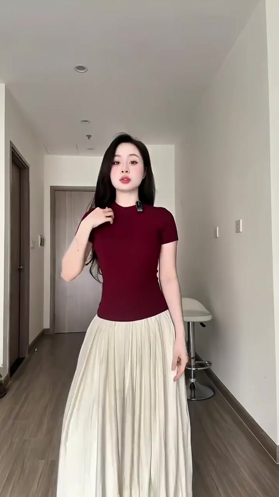 Áo thun ôm body cotton lông mịn co giãn Justdun B18 | BigBuy360 - bigbuy360.vn