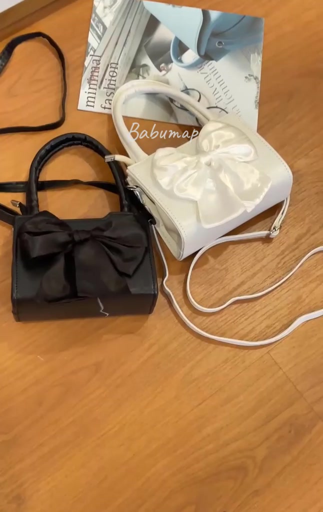 Túi xách nữ đeo chéo 2 quai đính Nơ dáng vuông giá rẻ TXNBAONHI _TDC240 | BigBuy360 - bigbuy360.vn