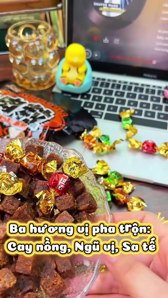 Khô Bò Viên Hình Kẹo Siêu Ngon - Đồ ăn vặt Trung Quốc- Khô Bò Thái Miếng Hình kẹo ăn vặt siêu ngon | BigBuy360 - bigbuy360.vn