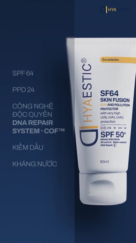 Kem chống nắng bảo vệ tối đa Hyaestic Skin Fusion SF64 Sun And Pollution Protector SPF50+ | BigBuy360 - bigbuy360.vn
