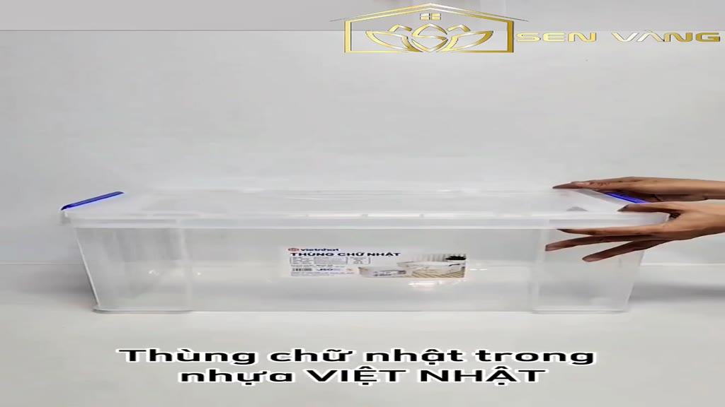 Thùng chữ nhật trong nhựa VIỆT NHẬT - Có nắp, khóa gài - Đựng quần áo, đồ chơi bé - 5370/1/2/3 | BigBuy360 - bigbuy360.vn