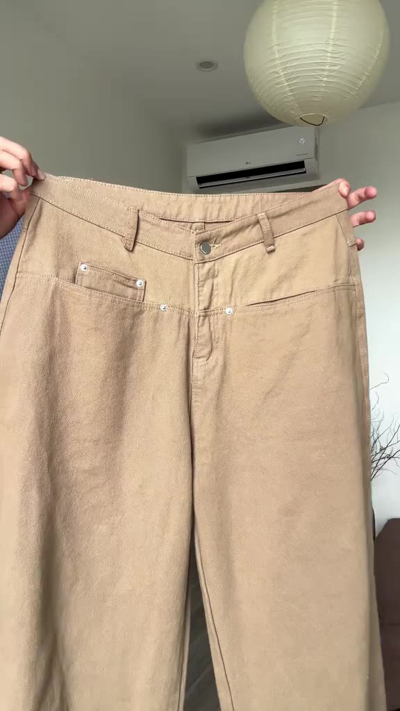 Quần Kaki Phối Rã Túi Ngang Unisex 4Lucky 6236, Quần Form Rộng Thời Trang Nam Nữ Basic Tôn Dáng | BigBuy360 - bigbuy360.vn