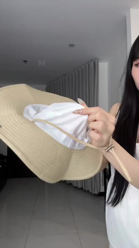 Mũ Bucket, Mũ tai bèo nơ SOLILA có dây rút, Nón cao bồi nam nữ đi biển chất vải mỏng nhẹ thoáng mát, che nắng tốt | BigBuy360 - bigbuy360.vn