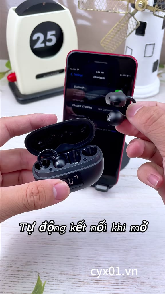 Tai nghe dịch thuật Lenovo ERAZER XT67 PRO AI Phiên bản nâng cấp Kẹp tai Tai nghe Bluetooth 360°Tai nghe không dây âm nhạc ACS HIFI Tai nghe thể thao chống nước | BigBuy360 - bigbuy360.vn