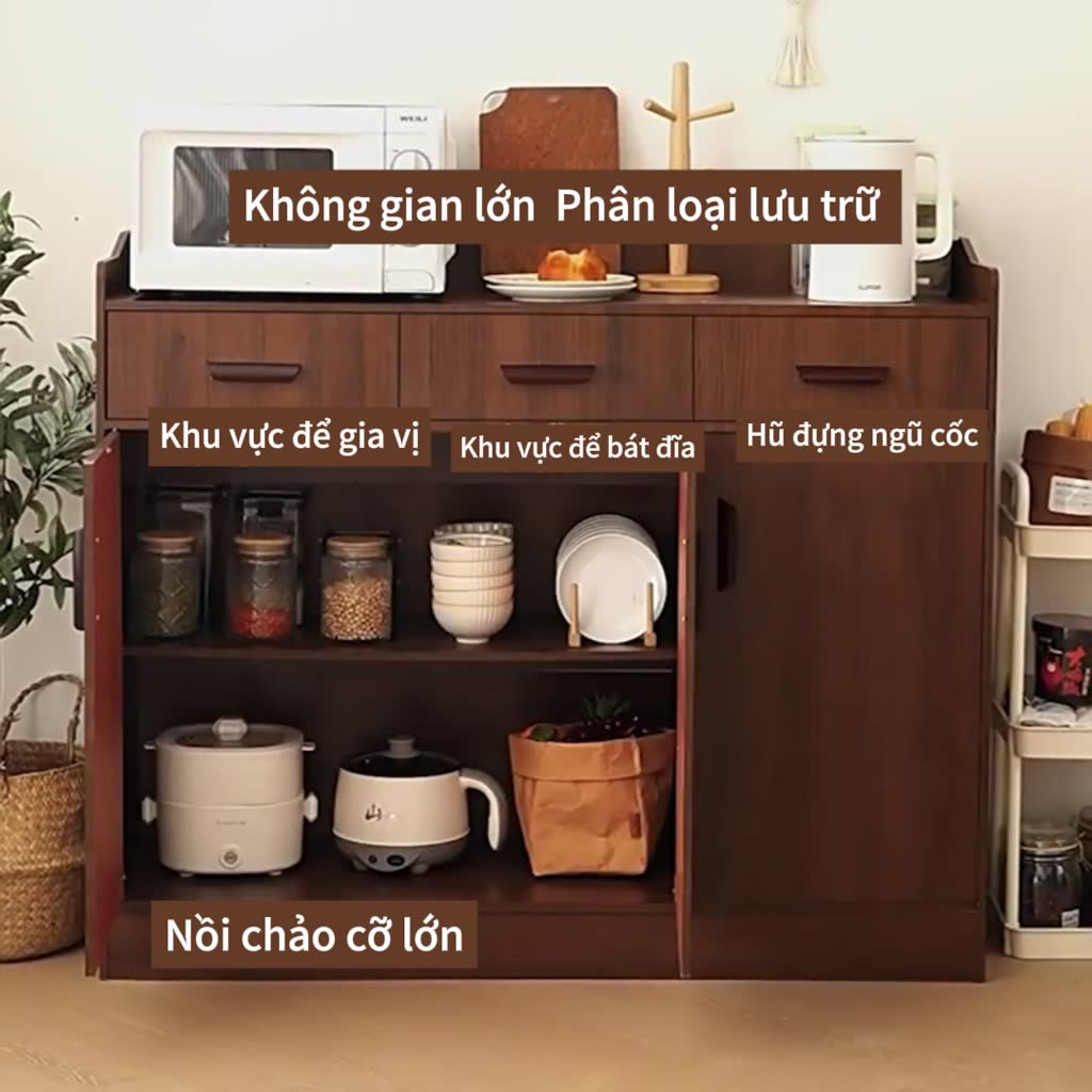ALVIN Tủ đựng đồ đa năngGỗ thân thiện với môi trường đạt chuẩn E0 sức chứa cực lớn tải trọng 150KG | BigBuy360 - bigbuy360.vn