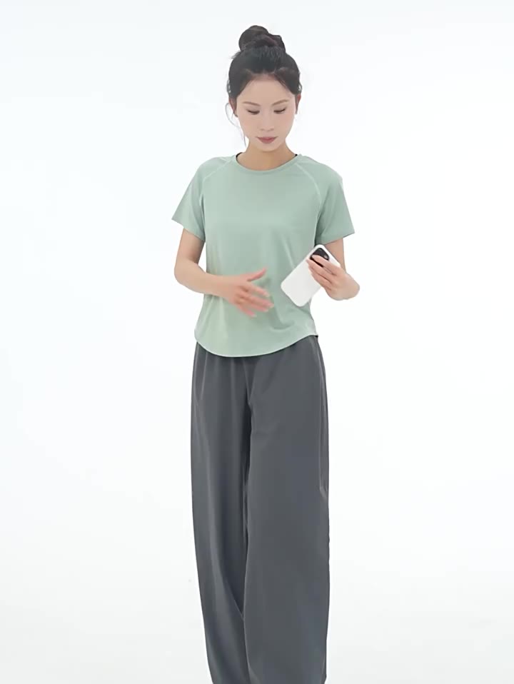 Video S108-18N — Set đồ thể thao nữ phom rộng