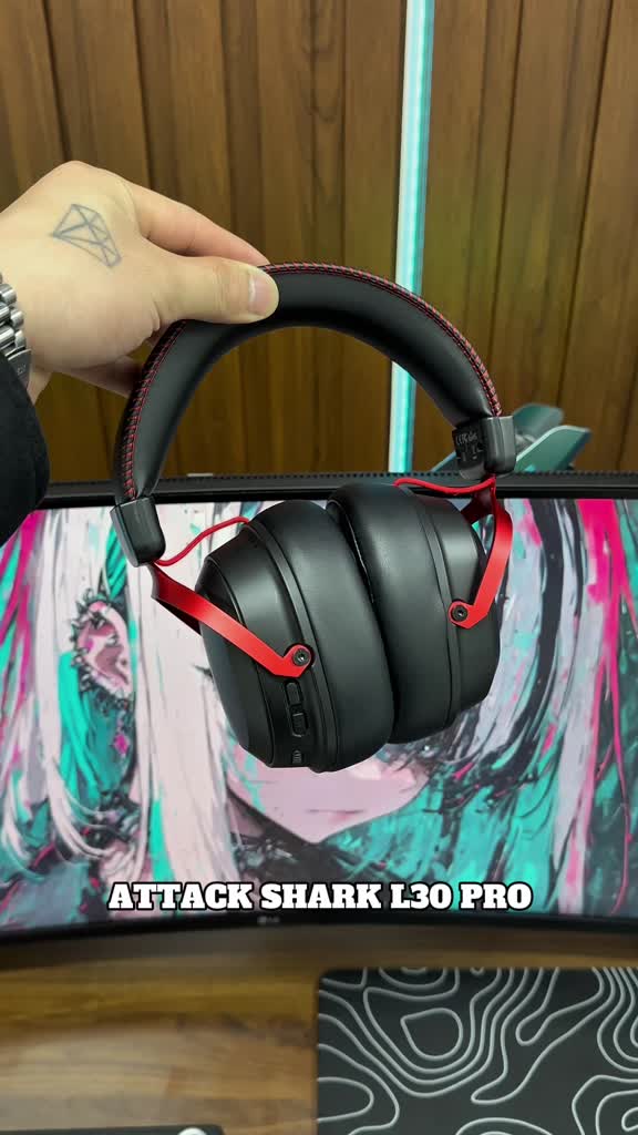 Tai Nghe Bluetooth Attack Shark L30 Pro Gaming Khung Nhôm Cao Cấp Âm Thanh Vòm 7.1 App Macro | BigBuy360 - bigbuy360.vn