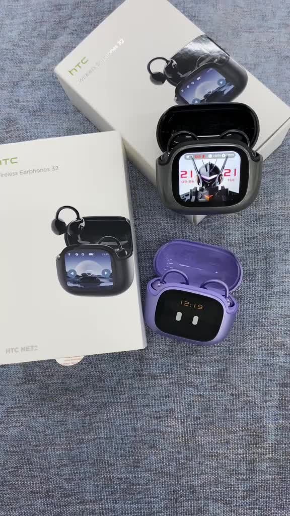 HTC NE32 Tai nghe dịch thuật AI Tai nghe Bluetooth 6.0 Dịch thuật AI Màn hình LED thông minh Chất lượng âm thanh HiFi Công nghệ giảm tiếng ồn | BigBuy360 - bigbuy360.vn