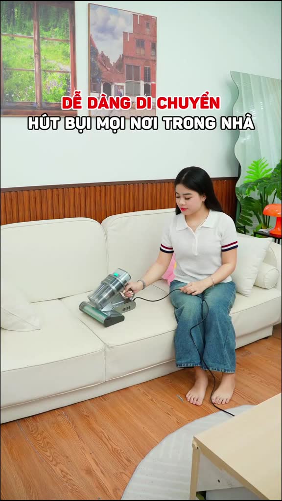 [N]Máy Hút Bụi Giường Nệm PerySmith V30Pro, Lực Hút  21.000Pa, Hút Lông Tóc, Sấy Nóng ,UV Diệt Khuẩn | BigBuy360 - bigbuy360.vn