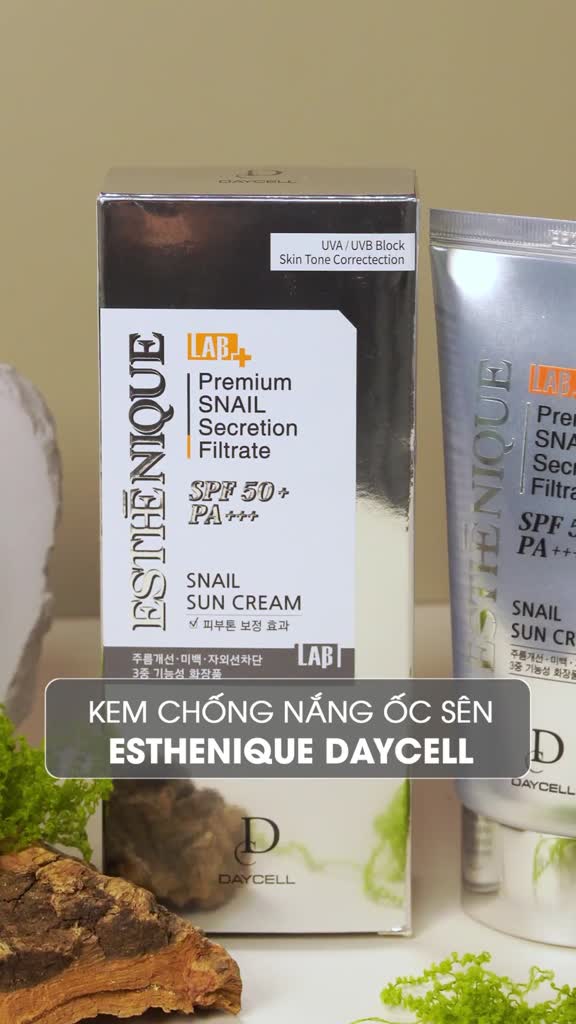 Kem chống nắng ốc sên 6 màng lọc dưỡng trắng cải thiện nếp nhăn 6 màng lọc Daycell SPF 50+ PA+++ 70ml | BigBuy360 - bigbuy360.vn