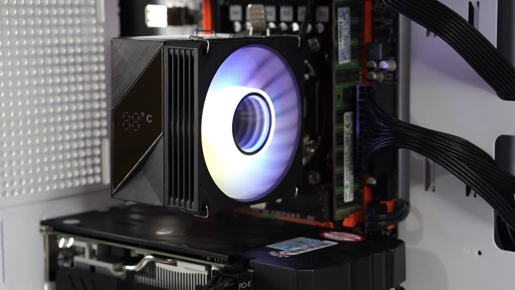 Fan cpu tản 2 ống đồng K200 Kf200 Jungle Leopard led RGB - Hiển thị nhiệt độ chính hãng - mini size | BigBuy360 - bigbuy360.vn