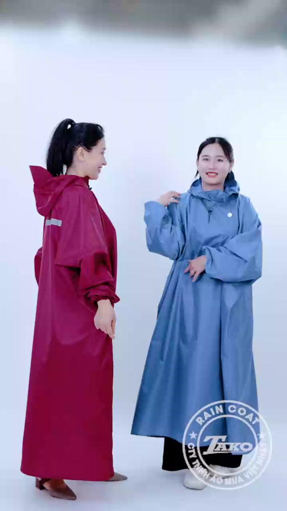 Áo mưa bít kín Công ty Áo mưa Việt Nhật vải dù trơn, có phản quang sau lưng | BigBuy360 - bigbuy360.vn