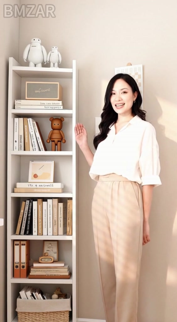 BMZAR kệ sách gỗ đa năng phòng ngủ khách tủ khe hẹp sách tổ ong đa năng đa tầng nhiều công dụng | BigBuy360 - bigbuy360.vn