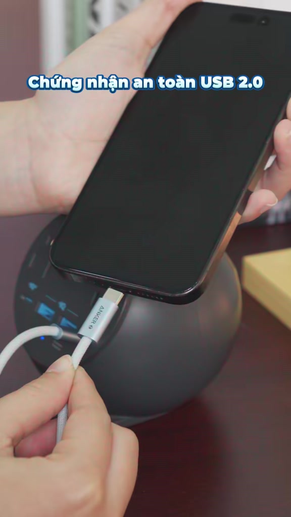 [Cho iPhone 15-17 Android Laptop] Cáp sạc nhanh ANKER Zolo USB-C to USB-C | Công suất 240W | Chuẩn chip E-Maker - A8060 | BigBuy360 - bigbuy360.vn