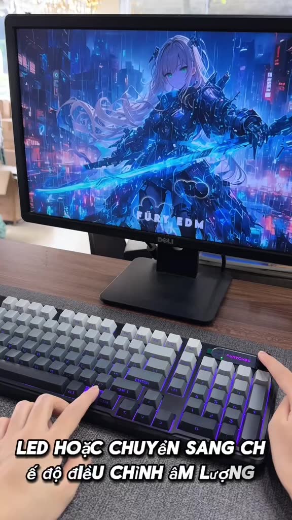 Bàn Phím Không Dây Bluetooth IP98 LED RGB có núm tùy chỉnh, Chống thấm nước, Phím PBT Cao Cấp, Gõ Êm Chống Ồn-BH12T | BigBuy360 - bigbuy360.vn