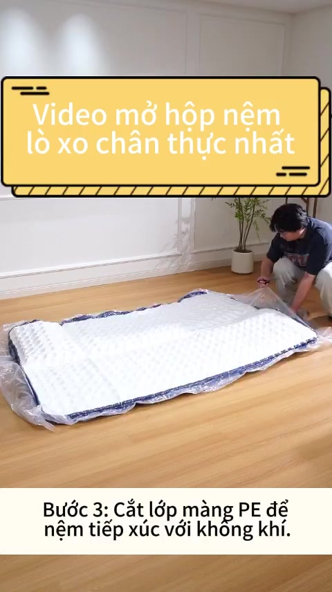 [TẶNG GỐI] Nệm Lò Xo Lumoo 1m8 x 2m - đệm giường Giảm Đau Lưng Hiệu Quả, Nâng Đỡ 7 Vùng Cơ Thể | BigBuy360 - bigbuy360.vn