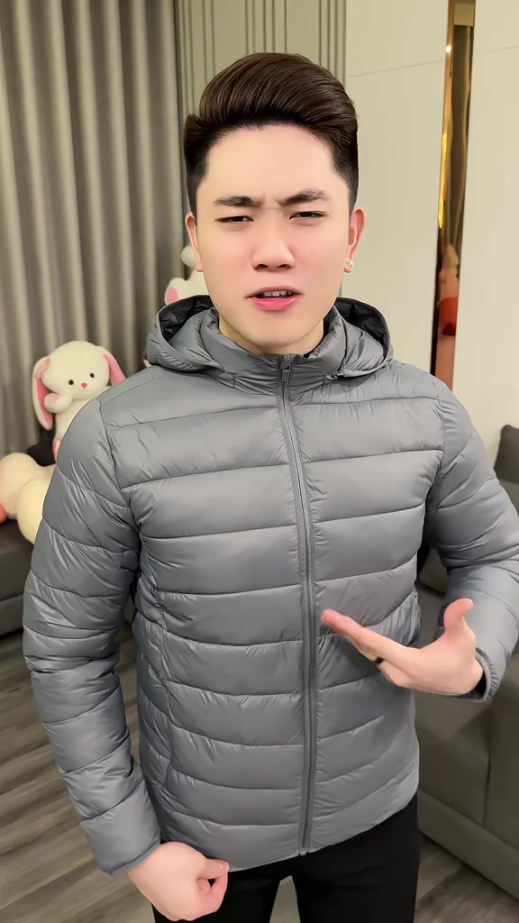 [GIÁ XẢ HÀNG] Áo Khoác Phao Nam Siêu Nhẹ Air-PUFFER HEATLOCK 5S FASHION Có Mũ Tháo Rời, Trơn Basic M0APH25011 | BigBuy360 - bigbuy360.vn