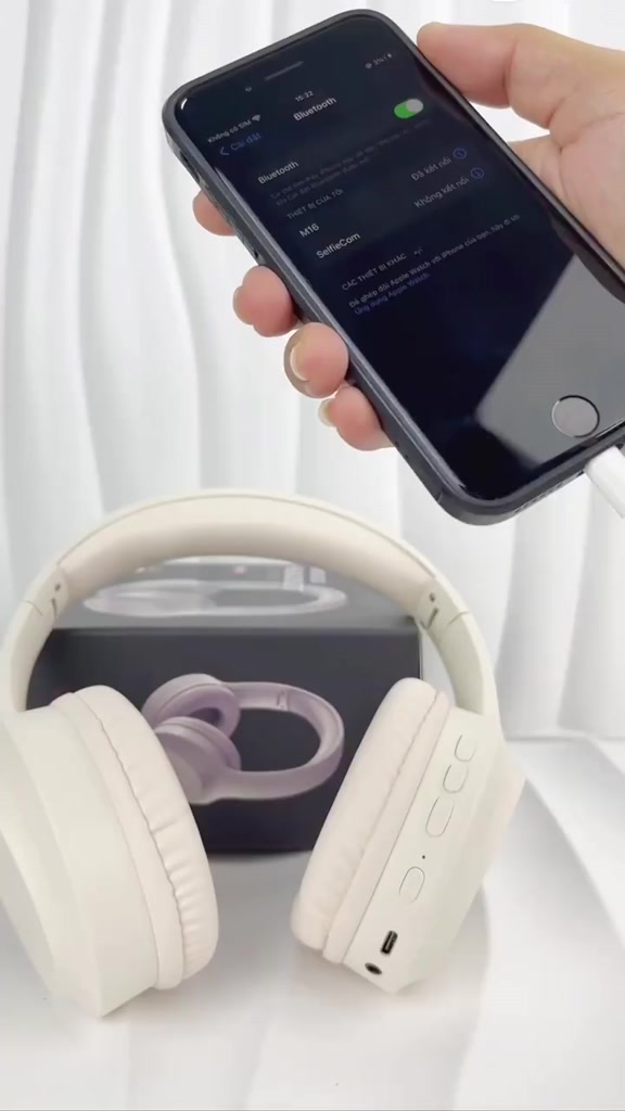 Tai Nghe Không Dây BRIDIO M16 Bluetooth 5.4 Chụp Tai Âm Thanh HIFI Gấp Gọn Đeo Êm | BigBuy360 - bigbuy360.vn