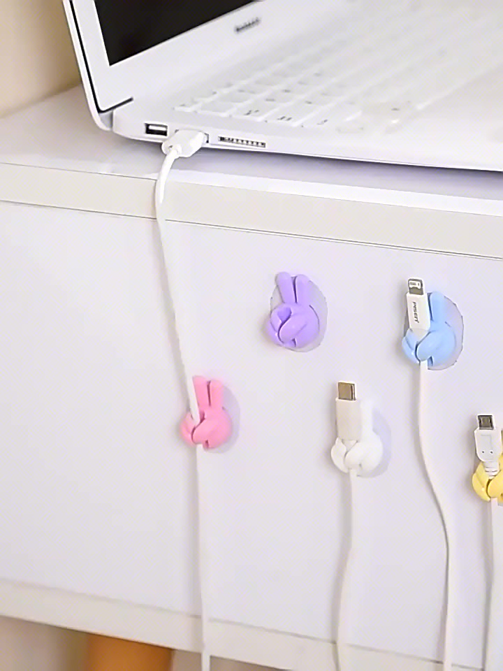 Bộ sắp xếp cáp để bàn Lưu trữ cáp dữ liệu Hiện vật Cáp sạc điện thoại di động Fixer-BA | BigBuy360 - bigbuy360.vn