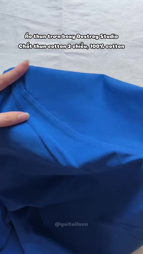 Áo Thun TEE BOXY Destroy Studio - Áo thun trơn BOXY 4 màu - Áo Phông Nam Nữ BOXY Cotton | BigBuy360 - bigbuy360.vn