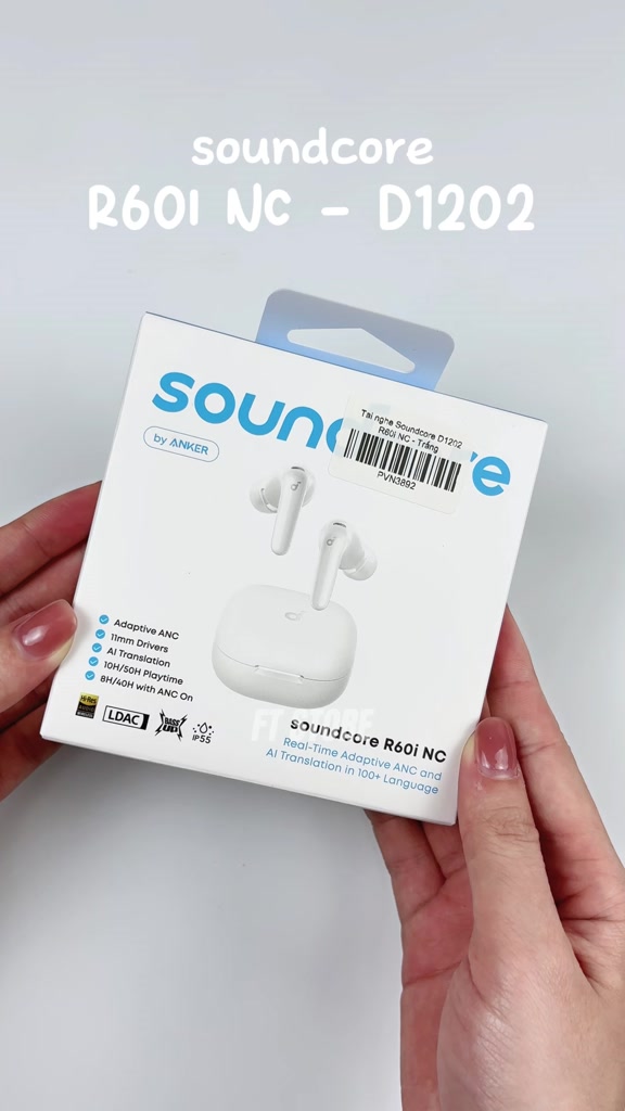 Tai nghe bluetooth Anker Soundcore D1202 R60i NC chống ồn ANC Chống nước và bụi IP55, phát nhạc 50H | BigBuy360 - bigbuy360.vn