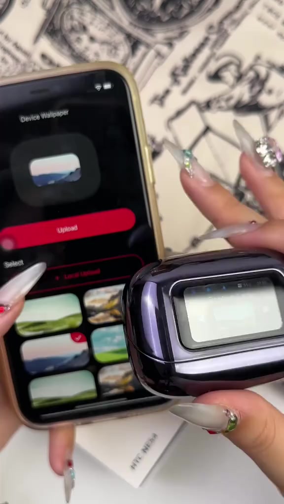 HTC NE54 AI Tai nghe phiên dịch AI Tai nghe kẹp tai Bluetooth 6.0 Biểu đạt trực quan Màn hình cảm ứng đa chức năng Thời lượng pin dài Chống nước IPX4 Tương thích với Android/iOS | BigBuy360 - bigbuy360.vn