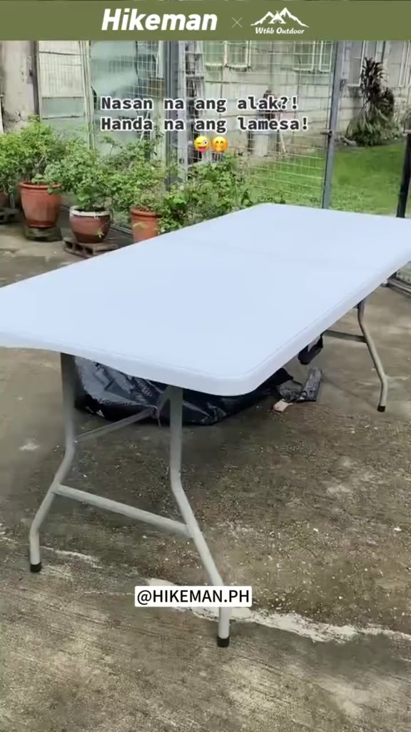 Bàn Gấp Gọn Ngoài Trời bàn cắm trại bàn dã ngoại di động đi làm, sử dụng tại nhà 1.2m/1.8m | BigBuy360 - bigbuy360.vn