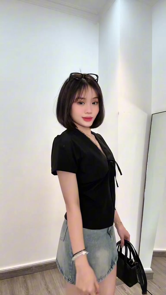 Tiany AT022: Áo Kiểu Linen Cổ V Phối Viền Ren Tay Ngắn Mát Mẻ Mùa Hè Chất Liệu Linen Mềm Mát Phong Cách Nữ Tính | BigBuy360 - bigbuy360.vn