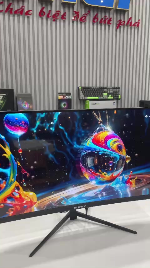 Màn hình GLOWY 100Hz, Model G27C100 | Bảo hành 36 Tháng !!! | BigBuy360 - bigbuy360.vn