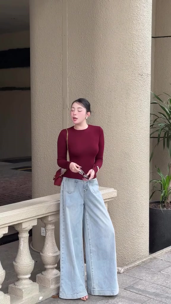 [XẢ KHO] Áo Thun Giữ Nhiệt Nữ Dài Tay JUSTDUN A8 Cổ Tròn, Cotton Mịn Dày Dặn, Siêu Co Giãn Mềm Mại, Tôn Dáng ,Giữ Nhiệt | BigBuy360 - bigbuy360.vn