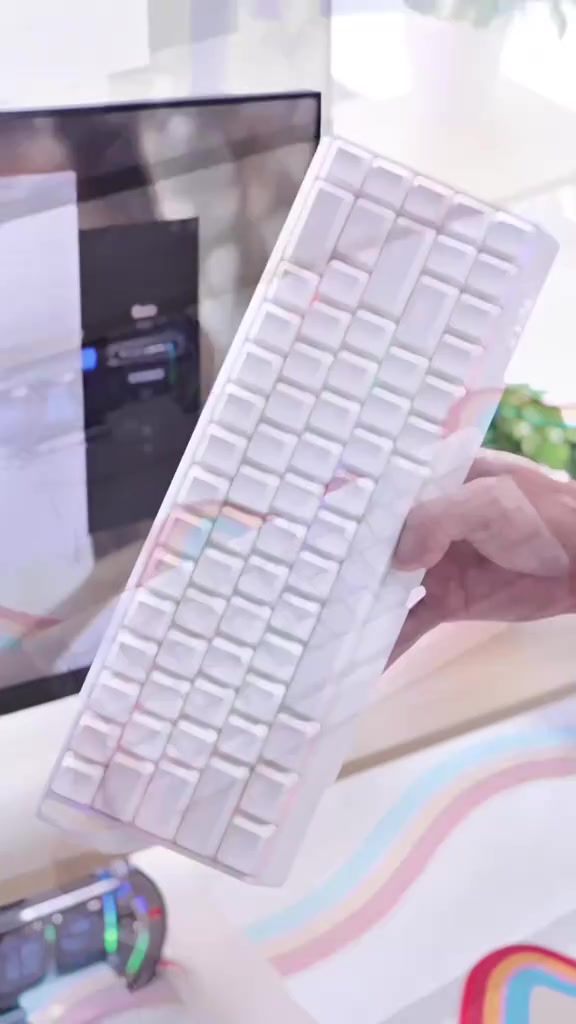 Bàn phím cơ Bluetooth Không dây ATAS K68 / K68D  - Led RGB - hot-swap - Pin 4000mAh - Có APP tùy chỉnh | BigBuy360 - bigbuy360.vn