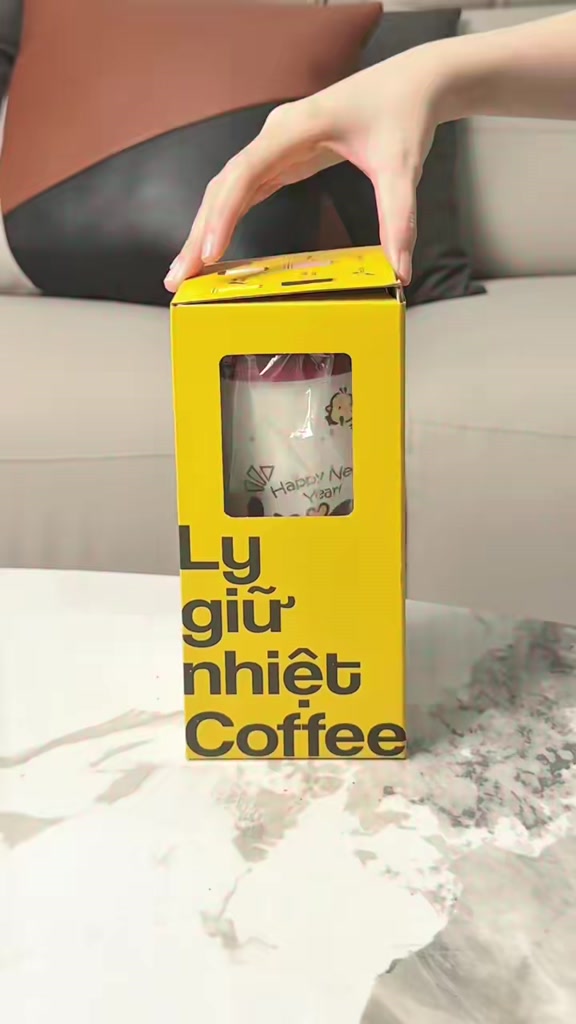 Ly giữ nhiệt khắc tên COFFEE 530ml, ly giữ nhiệt inox 316 kiểu dáng hiện đại có dây xách - TUHUHOUSE | BigBuy360 - bigbuy360.vn