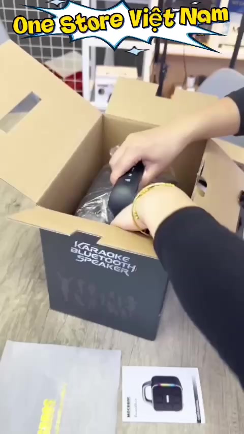 [HÀNG CHÍNH HÃNG] Loa BeastBox 50W Karaoke Di Động 🎤 2 Micro Không Dây, Đèn RGB,Bluetooth/USB/TF/AUX | BigBuy360 - bigbuy360.vn