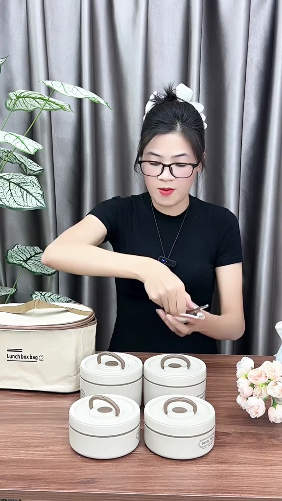 Hộp Đựng Cơm Giữ Nhiệt, Hộp Cơm Trưa Văn Phòng 3 Tầng Cách Nhiệt Bằng Thép Không Gỉ 304 An Toàn | BigBuy360 - bigbuy360.vn
