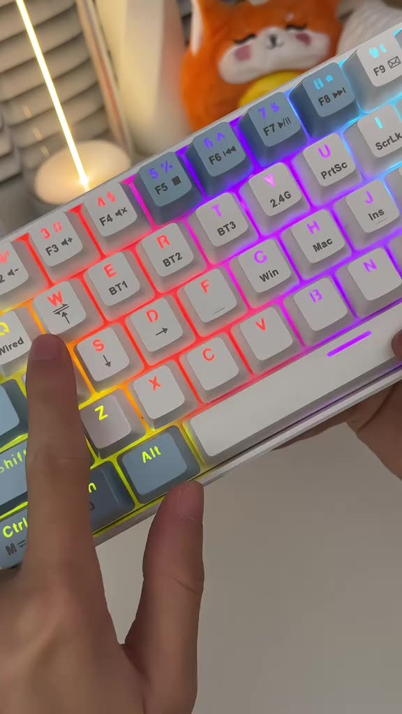 Bàn Phím Cơ Không Dây Bluetooth Atas ZA641 Pro - 64 Phím - Led RGB - App Marco - Red Switch - Hotswap - Pin Sạc | BigBuy360 - bigbuy360.vn