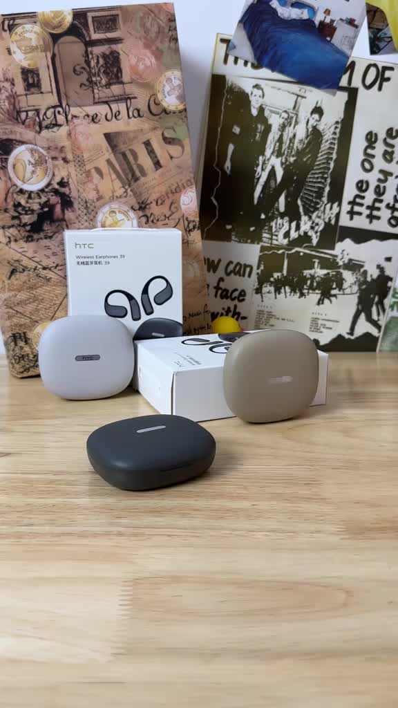 Tai nghe dịch thuật HTC NE39 AI Dịch thuật thời gian thực Tai nghe BluetoothTWS Bluetooth 6.0 Chất lượng âm thanh HiFi IPX5 Tai nghe không dây chống nước Bảo hành một năm | BigBuy360 - bigbuy360.vn
