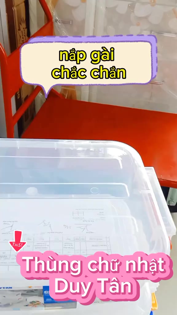Combo 5 Thùng nhựa đựng đồ Duy Tân 10L/15L/30L nhựa PP lưu trữ đồ gia dụng | BigBuy360 - bigbuy360.vn