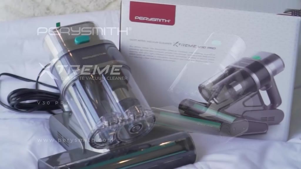 Máy Hút Bụi Giường Nệm PerySmith V30Pro Công Suất Lớn, UV Khử Khuẩn, Diệt Mạt Bụi, Lọc Hepa | BigBuy360 - bigbuy360.vn