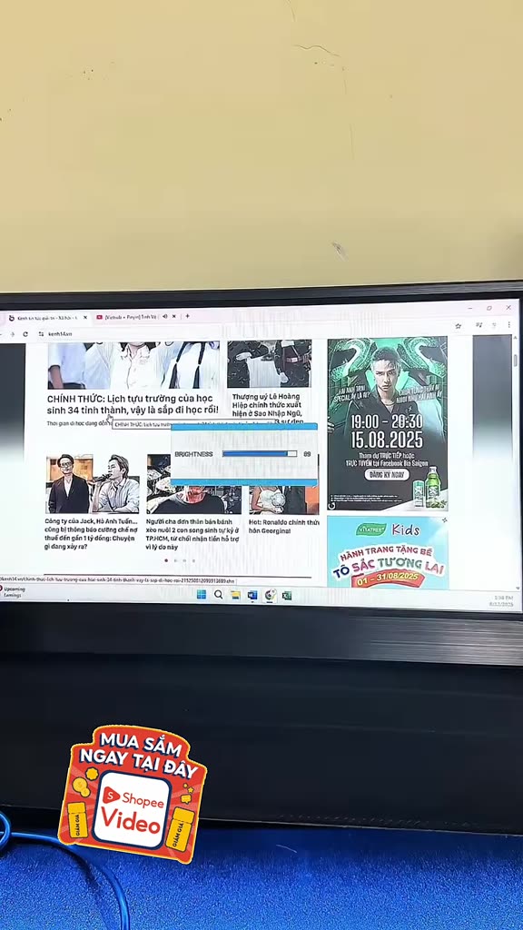 Màn Hình Di Động 11.6 Inch 60Hz IPS Full HD | Chơi Game | Type-C & HDMI | Hỗ Trợ Laptop/Điện Thoại | BigBuy360 - bigbuy360.vn