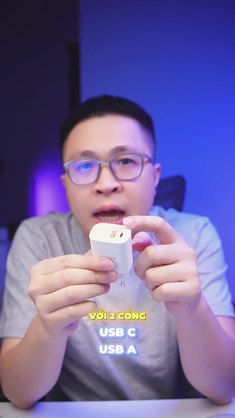 Củ sạc nhanh ROMO 2 cổng USB + Type C, Sạc nhanh max 20W - Phụ kiện điện thoại, levu01, lỗ vũ, vuabanlo | BigBuy360 - bigbuy360.vn